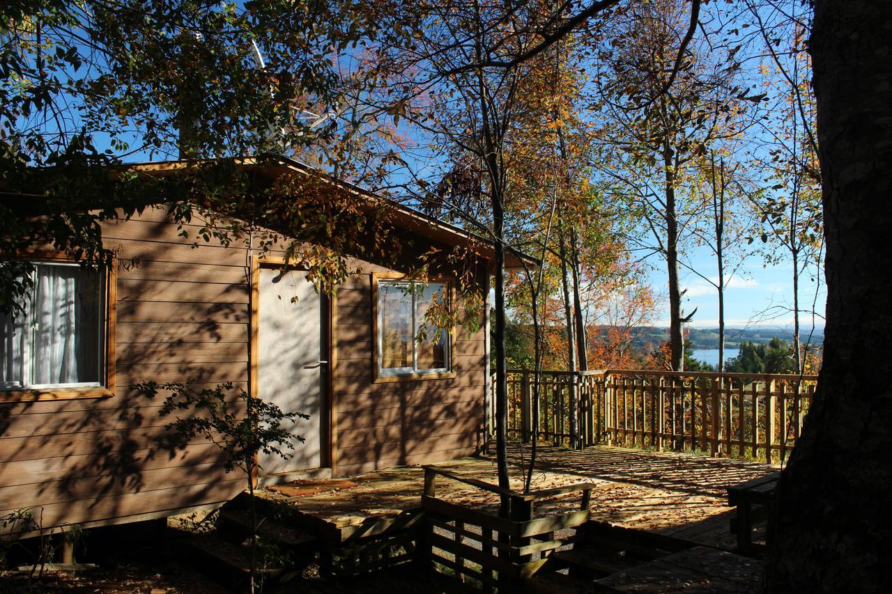 Cabanas Mas Ke Miel Población Población Lago Ranco Esterno foto